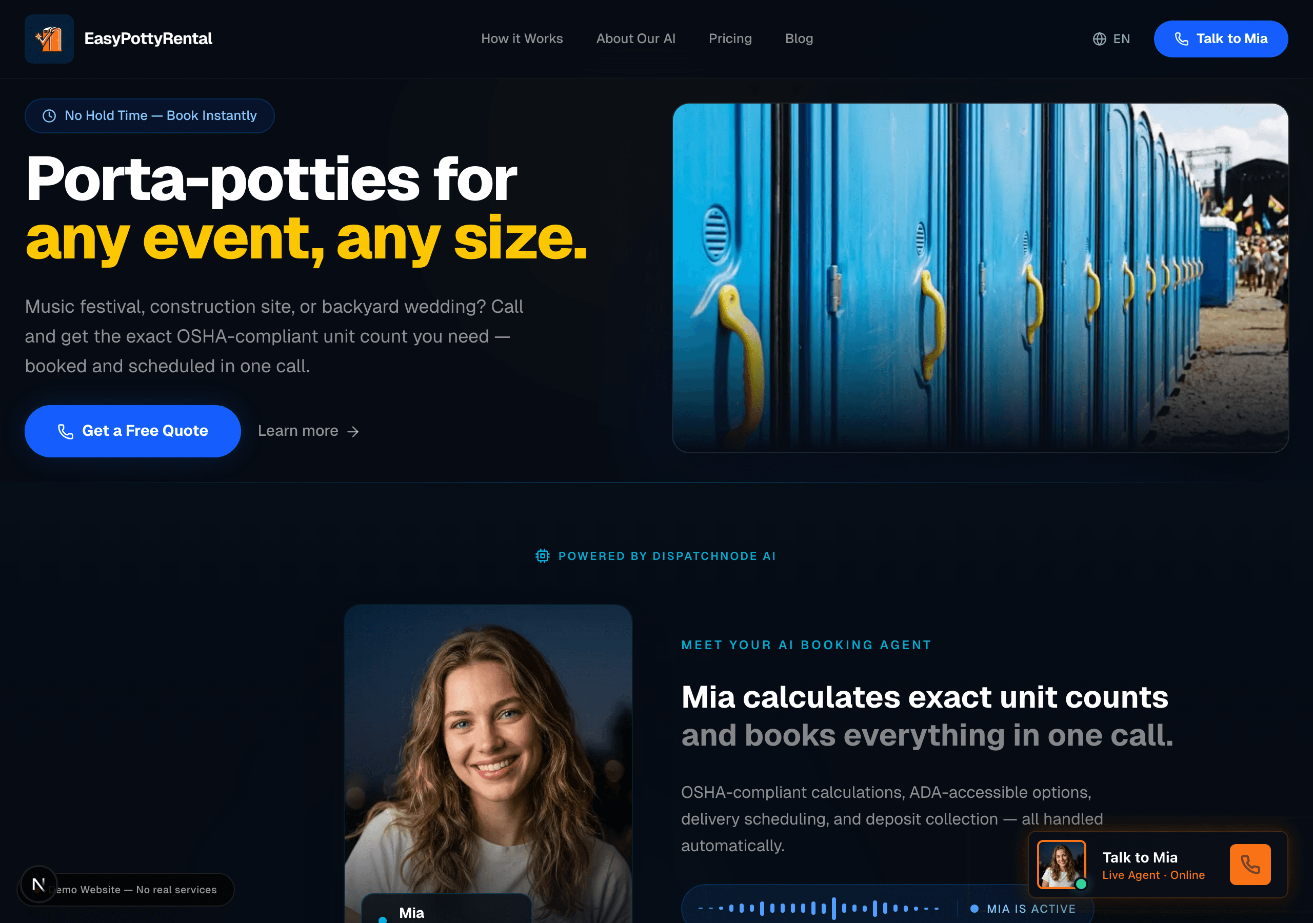 EasyPottyRental preview